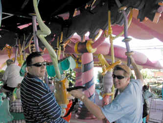 Kevin & Cammie Sanders, Carin Bennett, Jimmy Sherris - go to Universal Studios, Peabody Hotel, Orlando, Florida