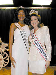 Cammie Sanders, Ms. US Continental, serves as a judge for the City of Tamarac's Jr. Orange Bowl Queen Pageant!