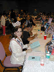 Cammie Sanders, Ms. US Continental, serves as a judge for the City of Tamarac's Jr. Orange Bowl Queen Pageant!