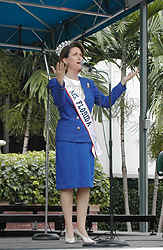 Gaye Solano - Ms. Florida 1996 - sings God Bless The USA