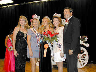 Cammie Sanders, Ms. US Continental, serves as a judge for the City of Tamarac's Jr. Orange Bowl Queen Pageant!